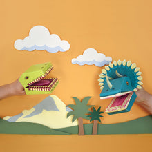 Load image into Gallery viewer, Create Your Own Dinosaur Puppets