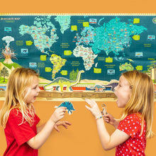Load image into Gallery viewer, Create Your Own Dinosaur Timeline &amp; World Map
