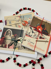Load image into Gallery viewer, STH Christmas Cards Pack of 8, Early 20th-Century Christmas Cards from Craven Museum
