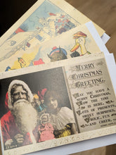 Load image into Gallery viewer, STH Christmas Cards Pack of 8, Early 20th-Century Christmas Cards from Craven Museum
