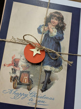 Load image into Gallery viewer, STH Christmas Cards Pack of 8, Early 20th-Century Christmas Cards from Craven Museum
