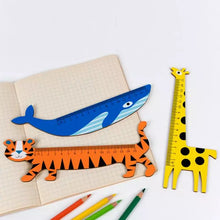 Load image into Gallery viewer, Animal Wooden Ruler
