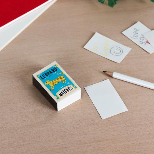 Leopard Matchbox Notepad – Culture North Yorkshire